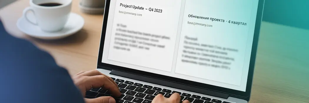 опасность машинного перевода email