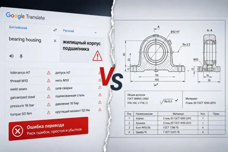 Технический перевод: почему Google Translate не справится с чертежом и как выбрать бюро
